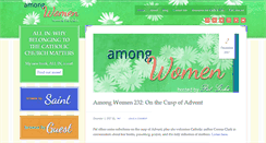 Desktop Screenshot of amongwomenpodcast.com
