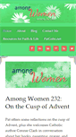 Mobile Screenshot of amongwomenpodcast.com